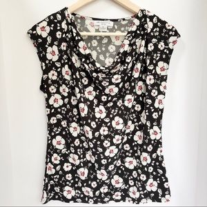 Liz Claiborne Floral Blouse • Size PM